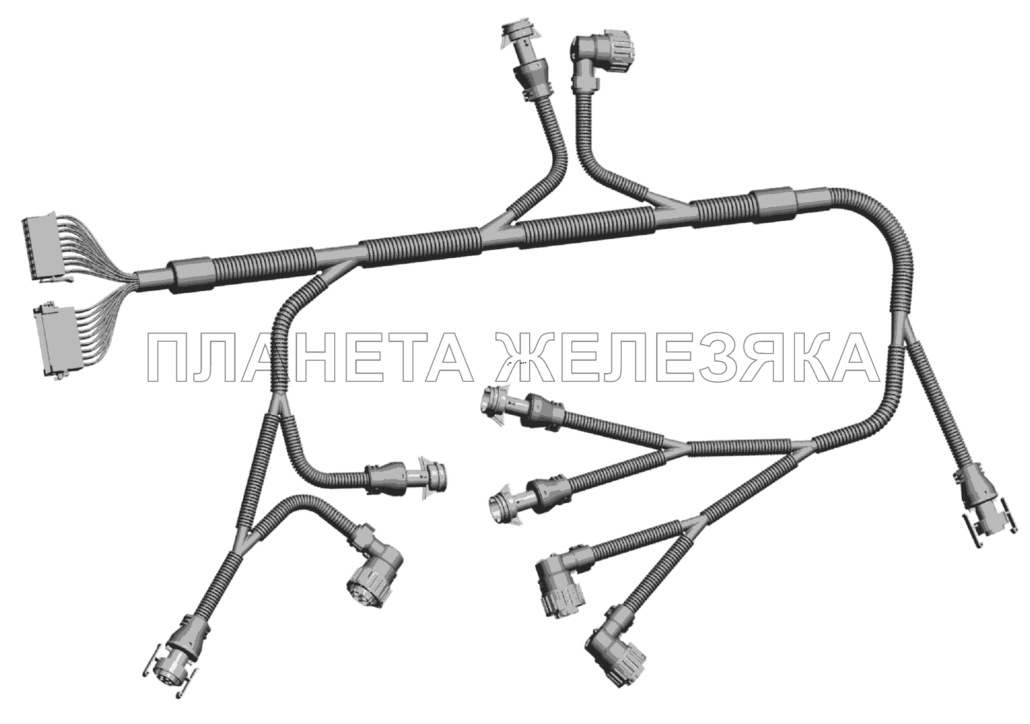 Жгут АБС по шасси МАЗ-6303A3, 6303A5